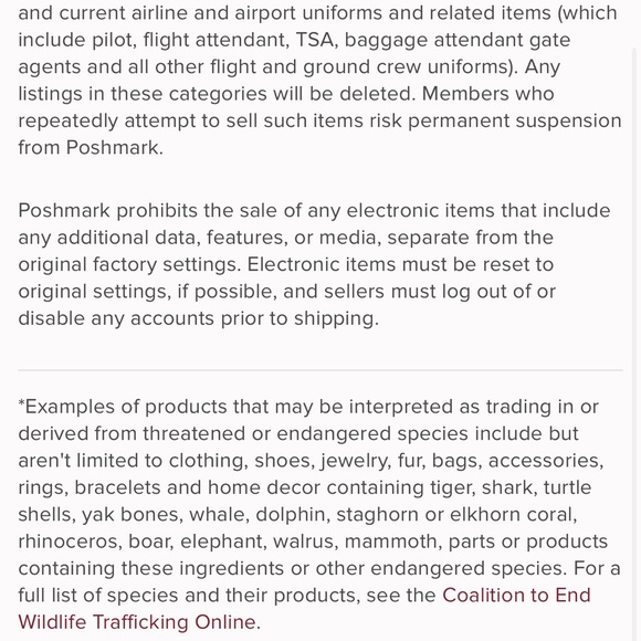 ⚠️⚠️POSHMARK OFFICIAL GUIDELINES⚠️⚠️ - Picture 8 of 8